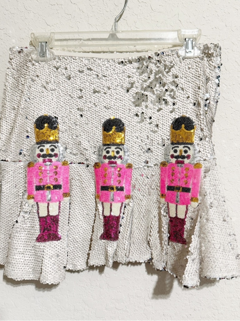 Judith March Sequin Nutcracker Skirt with Pink & Gold Accents size Medium
